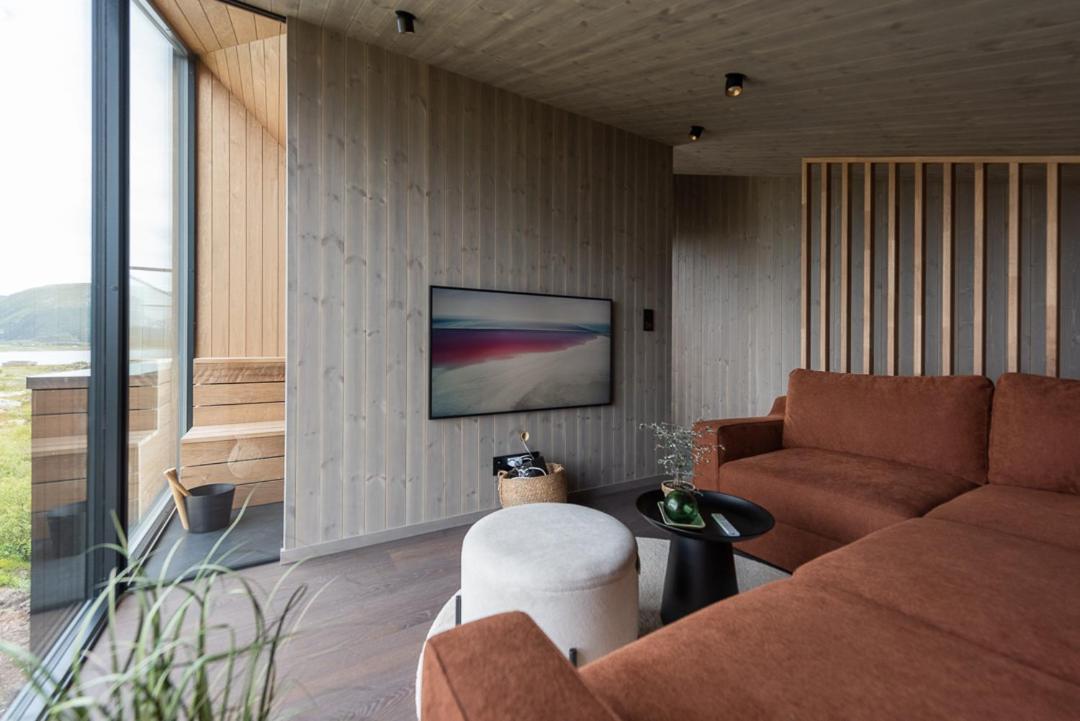 Hoda Cabin - Luxury Lodge With Jacuzzi And Sauna Lyngværet エクステリア 写真